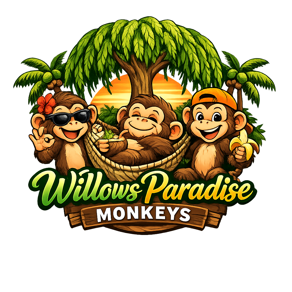 Willows paradise monkeys Logo